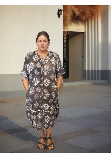 Büyük Beden %100 Pamuklu Otantik Bohem Etnik Elbise fiyatları