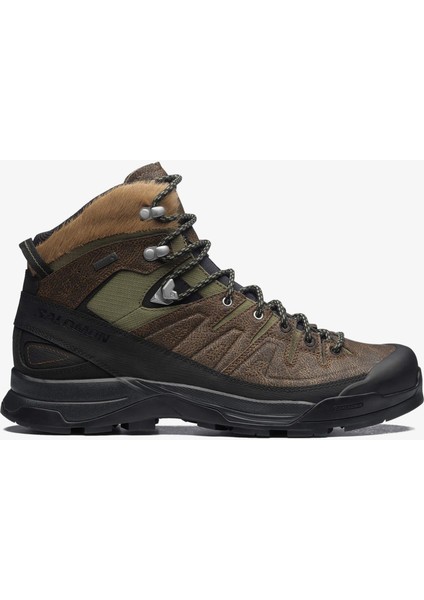 X-Alp Mıd Dıstressed Leather Gore-Tex Unisex Sneaker Dark Earth L47795900