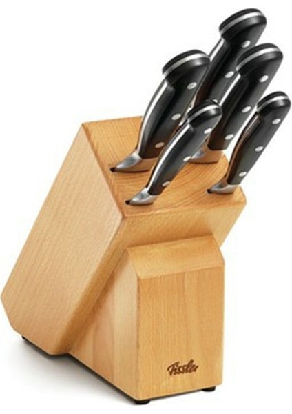 Alaska Ahşap Bloklu 6 Parça Bıçak Seti