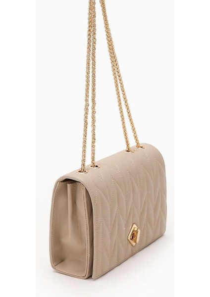 Levidor 930075 Çanta Vizon Kadın Omuz Çantası