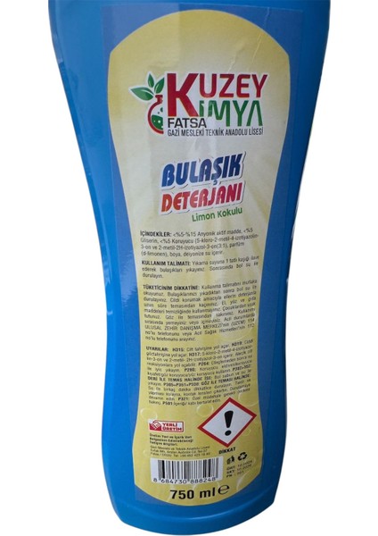 Limon Kokulu Sıvı Bulaşık Deterjanı (Elde Yıkama) 750 ml modelleri