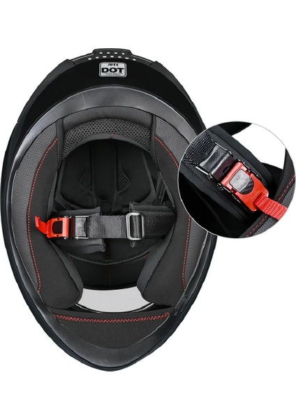 HF-701DV Unisex Tam Yüz Motosiklet Kaskı Çift Vizörlü Motokros Yarış Kaskı Dot Onaylı Large Beden indirimleri