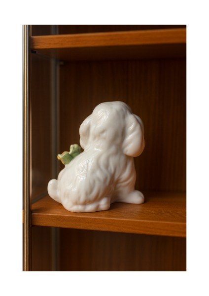 Nadir 1940’LAR Güllerle Bezeli Cordelia Cocker Spaniel Köpek Heykelciği fırsatları