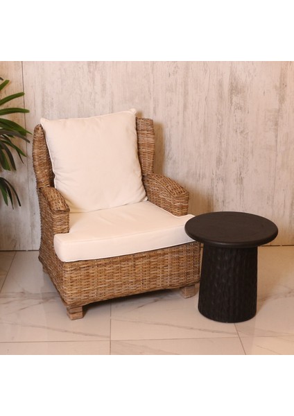 Mylamp Okımı Siyah Mungur Sehpa 45X45X30 cm fırsatları