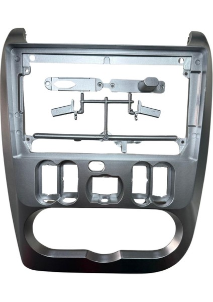 Oto Tablet Çerçeve Dacıa Logan 2004-2007 9" Gümüş TAC-029 fiyatları