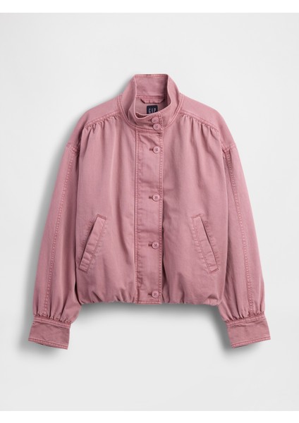 Kadın Pembe Twill Bubble Ceket fiyatları