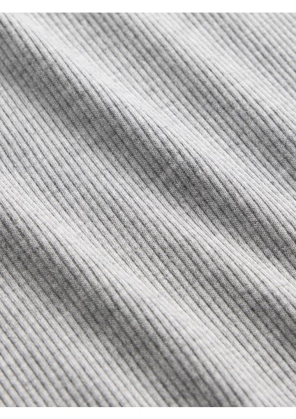 Kadın Gri Mini Rib Pj Hırka fırsatları