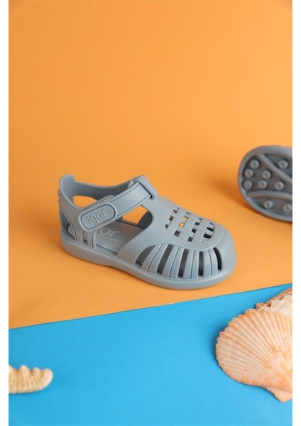 19 - 29 Numara Igor Tobby Solid Mavi Sandalet