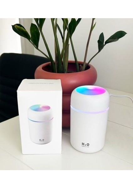 Runatech 300 ml Ultrasonik Hava Nemlendirici Buhar Makinesi ve Aroma Difüzörü.