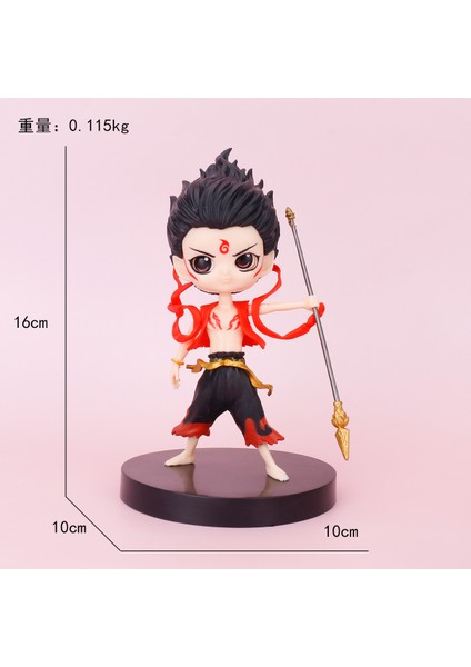 Chiu Chow Ao Beng Model Ne Zha Model Dekoratif Süs El Kuklası (Yurt Dışından)