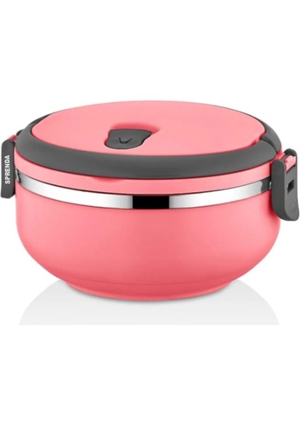 Tek Katlı Sızdırmaz Yemek Termosu Sefer Tası Saklama Kabı Mavi 0,75 Litre