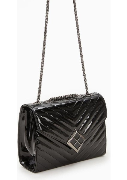 Levidor 930076 Çanta Siyah Rugan Kadın Omuz Çantası fırsatları