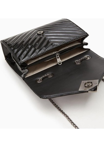 Levidor 930076 Çanta Siyah Rugan Kadın Omuz Çantası indirimleri