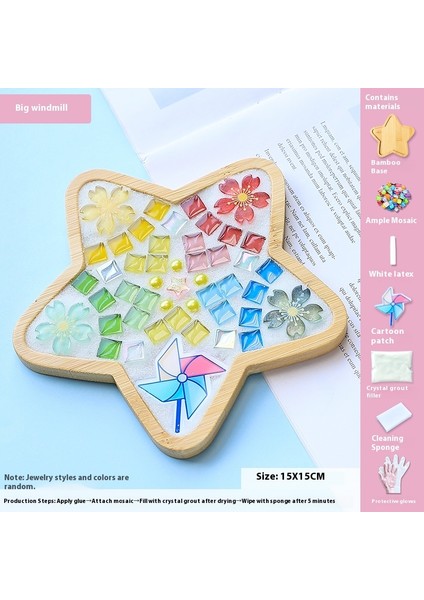 Çocuklar Dıy Yapım Malzemesi Kiti Dak Altlığı Sanat Eseri (Yurt Dışından)