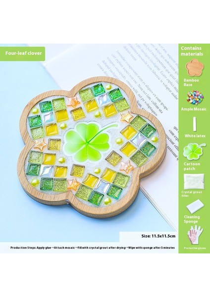 Çocuklar Dıy Yapım Malzemesi Kiti Dak Altlığı Sanat Eseri (Yurt Dışından)