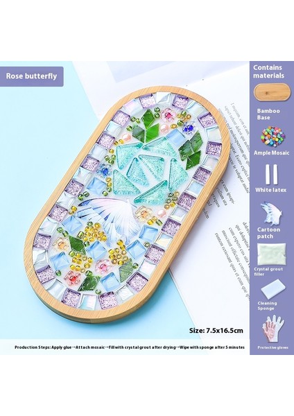 Çocuklar Dıy Yapım Malzemesi Kiti Dak Altlığı Sanat Eseri (Yurt Dışından)