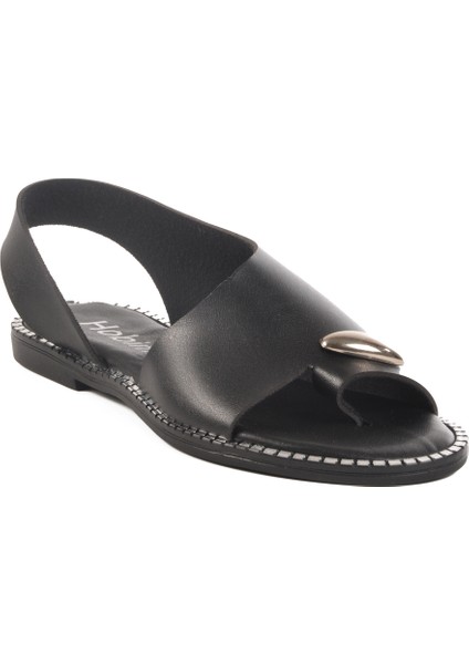 Siyah Kadın Sandalet Hobim 102 Z