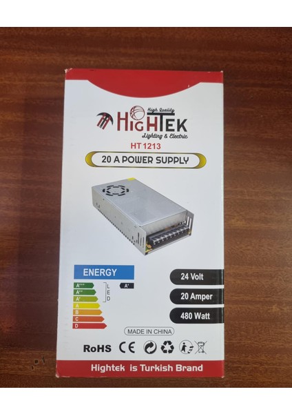 24V 20A 480W Metal Kasa Adaptör – Endüstriyel Güç Kaynağı