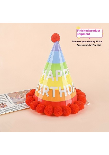 Doğum Günü Şapkası Tatil Partisi Dekorasyonu Sahne Ayarı (Yurt Dışından)