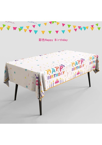 Çocuk Doğum Günü Sahne Düzenlemesi Süsleme Tek Kullanımlık Parti Parti Masa Örtüsü Masa Örtüleri (Yurt Dışından)