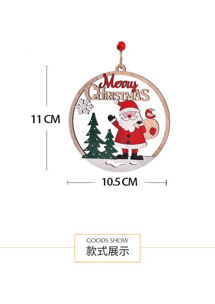 Noel Ahşap Asma Içi Boş Noel Baba Süsü (Yurt Dışından) fırsatları