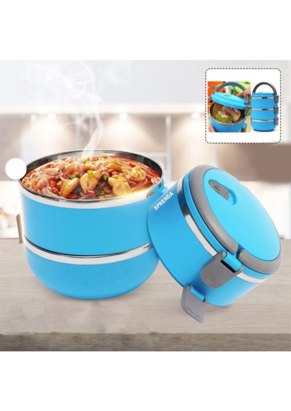 Tek Katlı Sızdırmaz Yemek Termosu Sefer Tası Saklama Kabı Mavi 0,75 Litre fiyatları
