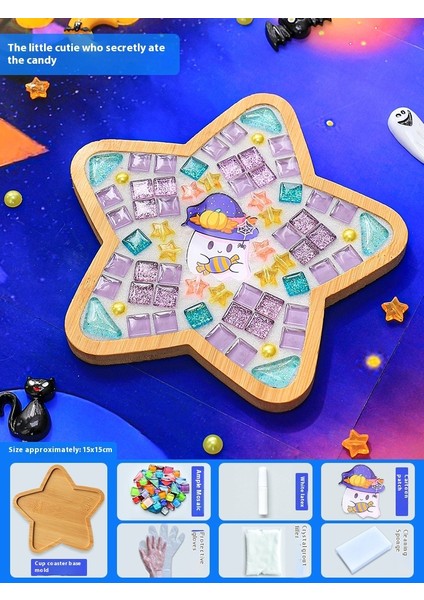 Çocuklar Dıy Yapım Malzemesi Kiti Dak Altlığı Sanat Eseri (Yurt Dışından)