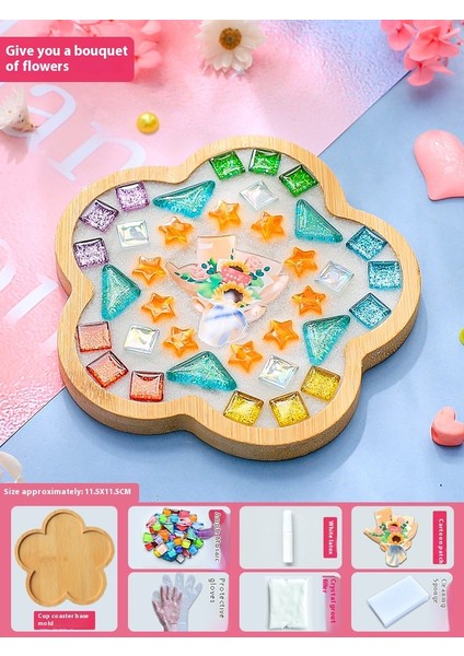 Çocuklar Dıy Yapım Malzemesi Kiti Dak Altlığı Sanat Eseri (Yurt Dışından)