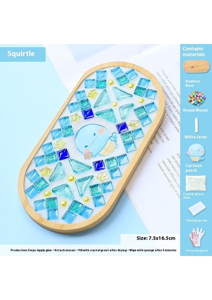 Çocuklar Dıy Yapım Malzemesi Kiti Dak Altlığı Sanat Eseri (Yurt Dışından)