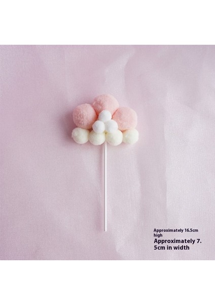 Bulutlar Eklenti Süs Doğum Günü Pastası Dekorasyonu Şenlikli Atmosfer (Yurt Dışından)