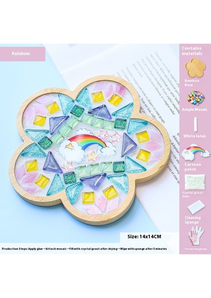 Çocuklar Dıy Yapım Malzemesi Kiti Dak Altlığı Sanat Eseri (Yurt Dışından)