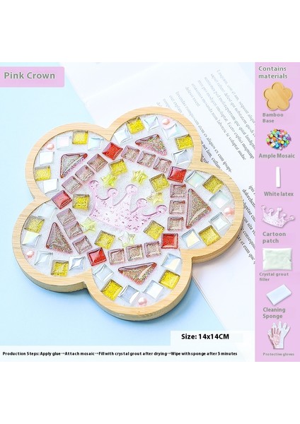 Çocuklar Dıy Yapım Malzemesi Kiti Dak Altlığı Sanat Eseri (Yurt Dışından)