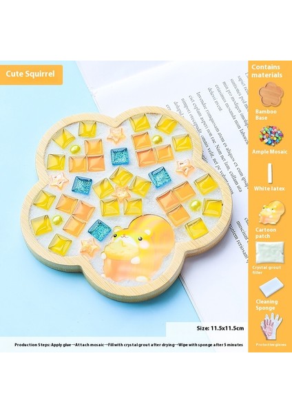 Çocuklar Dıy Yapım Malzemesi Kiti Dak Altlığı Sanat Eseri (Yurt Dışından)