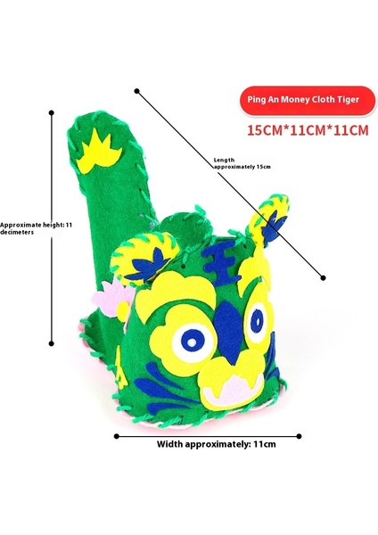 Çin Halk El Sanatları Dokunmamış Diy Kumaş Kaplan Malzeme Paketi (Yurt Dışından)
