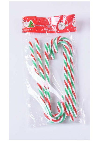 Akrilik Yılbaşı Baston Dekorasyonu (Yurt Dışından)