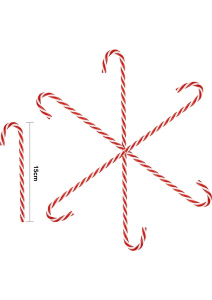 Akrilik Yılbaşı Baston Dekorasyonu (Yurt Dışından) modelleri