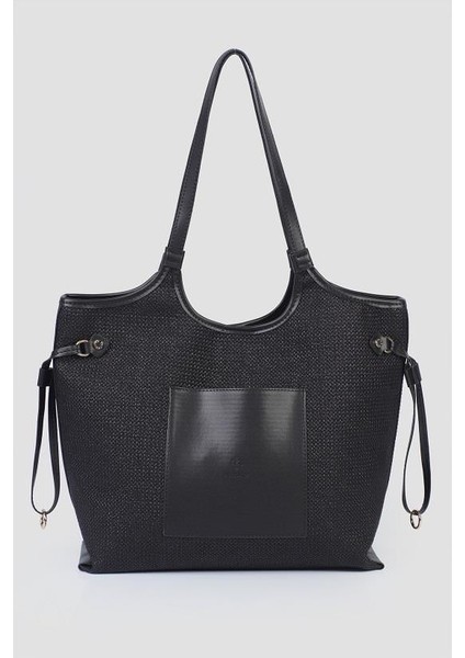 Siyah Kadın Omuz Çantası IM611