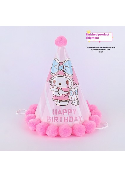 Doğum Günü Şapkası Tatil Partisi Dekorasyonu Sahne Ayarı (Yurt Dışından)