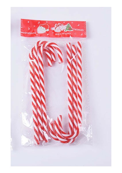 Akrilik Yılbaşı Baston Dekorasyonu (Yurt Dışından)