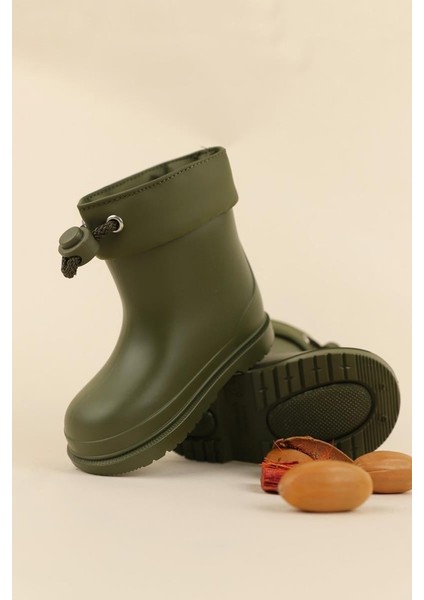 23-30 Numara Igor Erkek Çocuk Haki Renk Bımbı Euri Yağmur Çizmesi