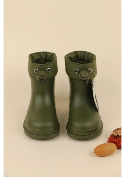 23-30 Numara Igor Erkek Çocuk Haki Renk Bımbı Euri Yağmur Çizmesi