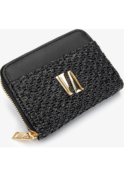 Kadın Deri Hasır Siyah Cüzdan 301 7782-V Bn Cuzdan Y24 Syh Dr/hsr modelleri