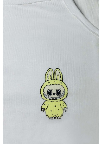 3'lü Kız Çocuk Labubu Baskılı Pamuklu Çamaşır Takımı indirimleri