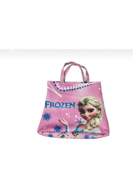 Kız Çocuk Çantalı Frozen Karakterli Pembe Bikini Takım fiyatları