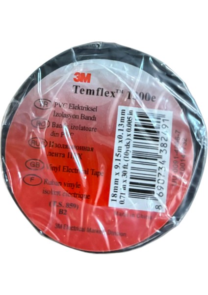 3m Siyah Elektrik Bandı 10 Adet Fiyatıdır