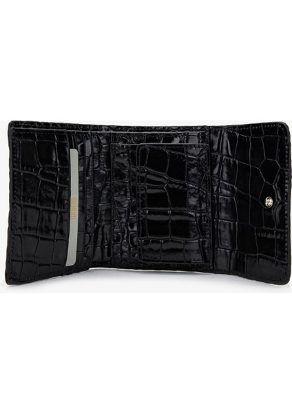 Kadın Hakiki Deri Siyah Kroko Cüzdan 301 Ece Bn Cuzdan Y24 Sıyah Kroko modelleri