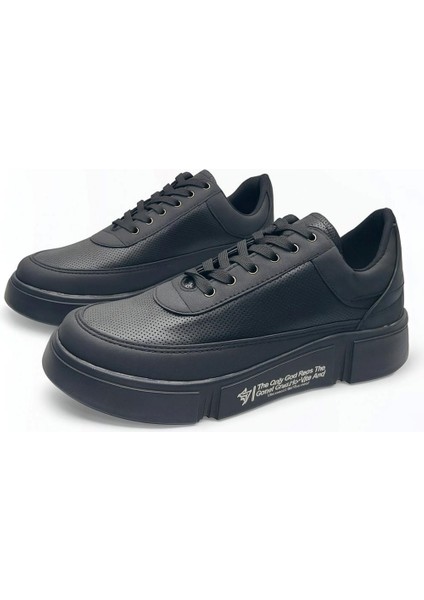 Günlük Erkek Spor Ayakkabı Bağcıklı Dikiş Detaylı Hafif Kalın Yüksek Taban Sneaker MC06 fiyatları