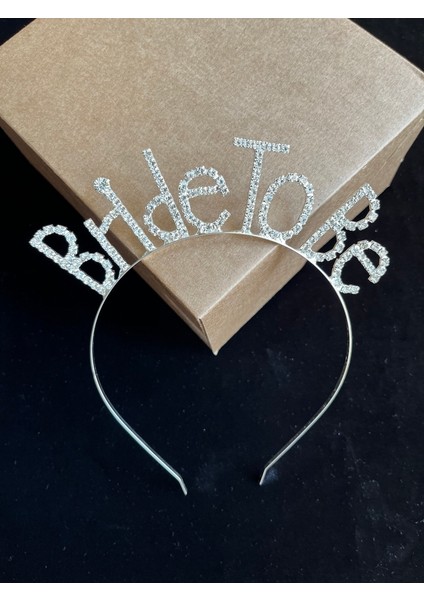 Bride To Be Taç Taşlı Gelin Adayı Gelin Tacı Yüksek Kalite Metal Taşlı After Tacı Bekarlığa Veda, Kına, Nişan ve Parti Aksesuarı Işıltılı Saç Tacı modelleri