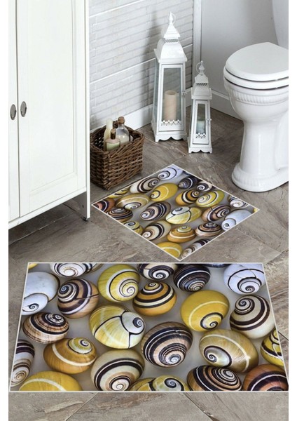 Multi kaymaz Taban Tasarım Banyo Paspas bp-13