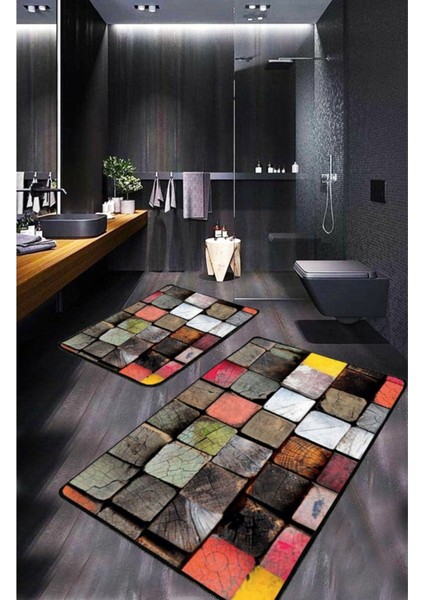 Multi kaymaz Taban banyo Paspası 354-00